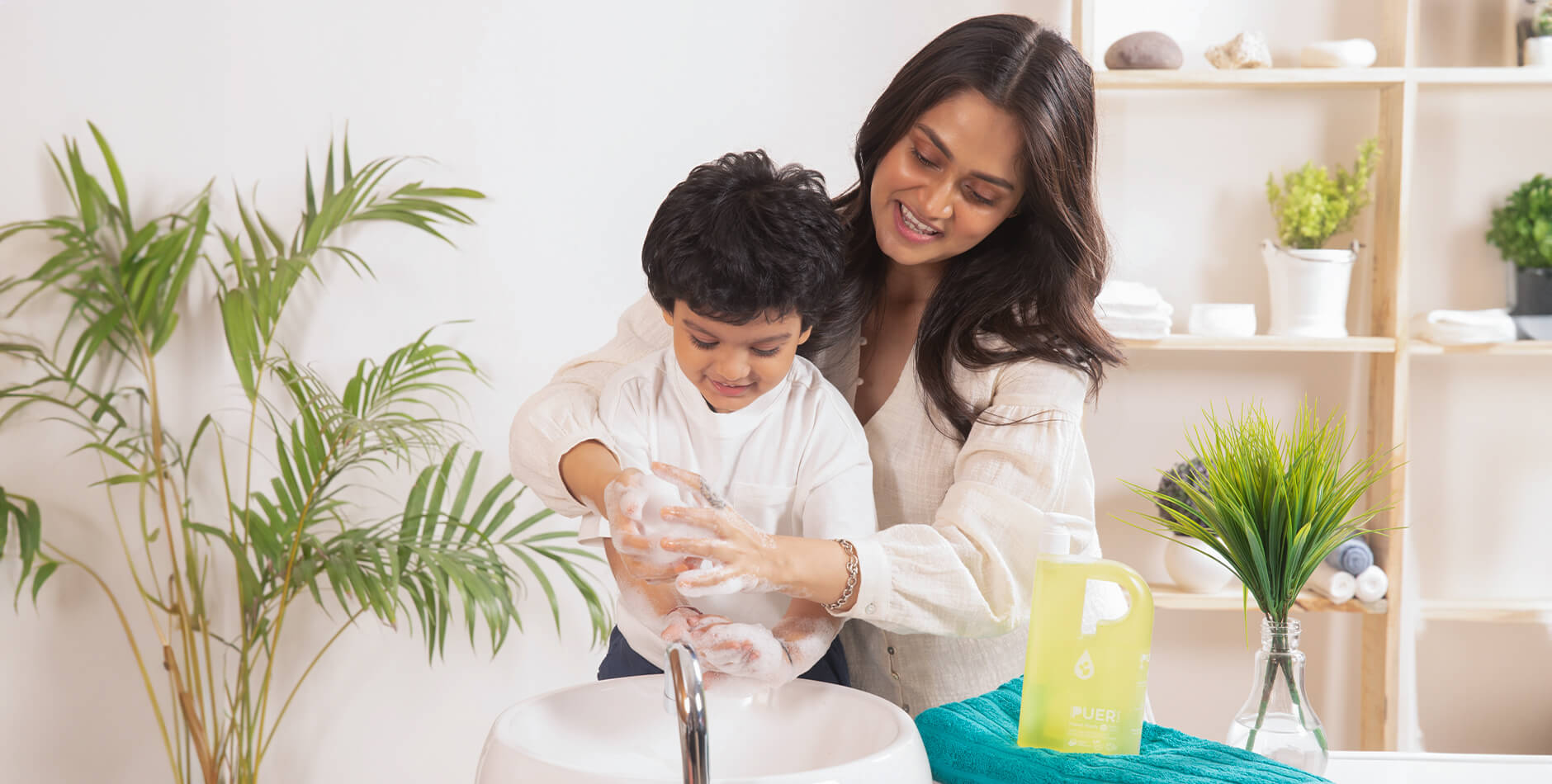 Hands not just clean, but moisturized and soft!