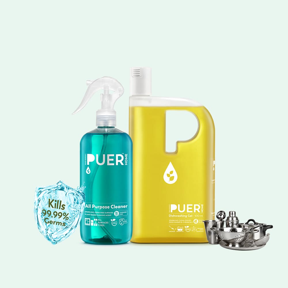 Shine Expert Duo - All purpose Cleaner + Dish Washing Gel #size_500 ML Pack of 2
