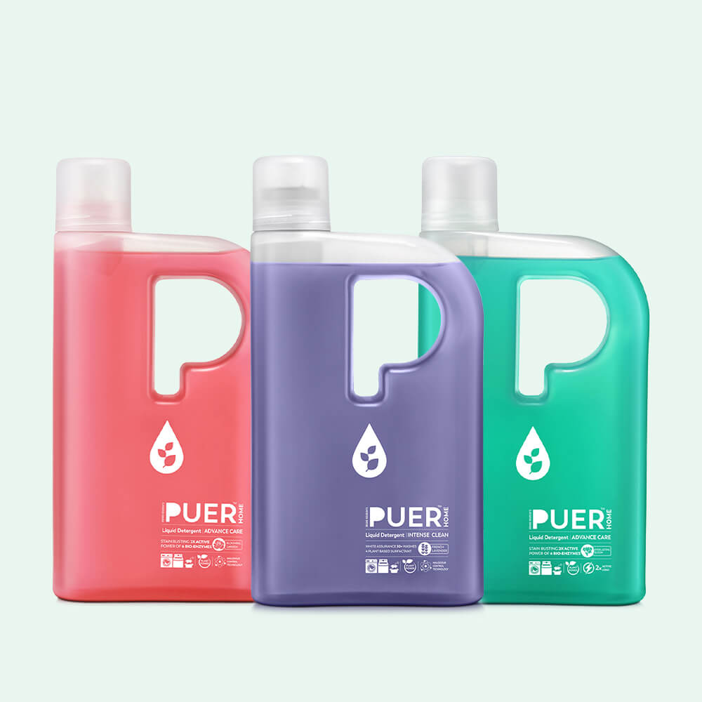 Liquid Detergent Advance Care 1000 ML #size_1000 ML_fragrances_Blooming Garden + Liquid Detergent Intense Clean 1000 ML #size_1000 ML_fragrances_French Lavender + Liquid Detergent Advance Care 1000 ML #size_1000 ML_fragrances_Everlasting Bloom