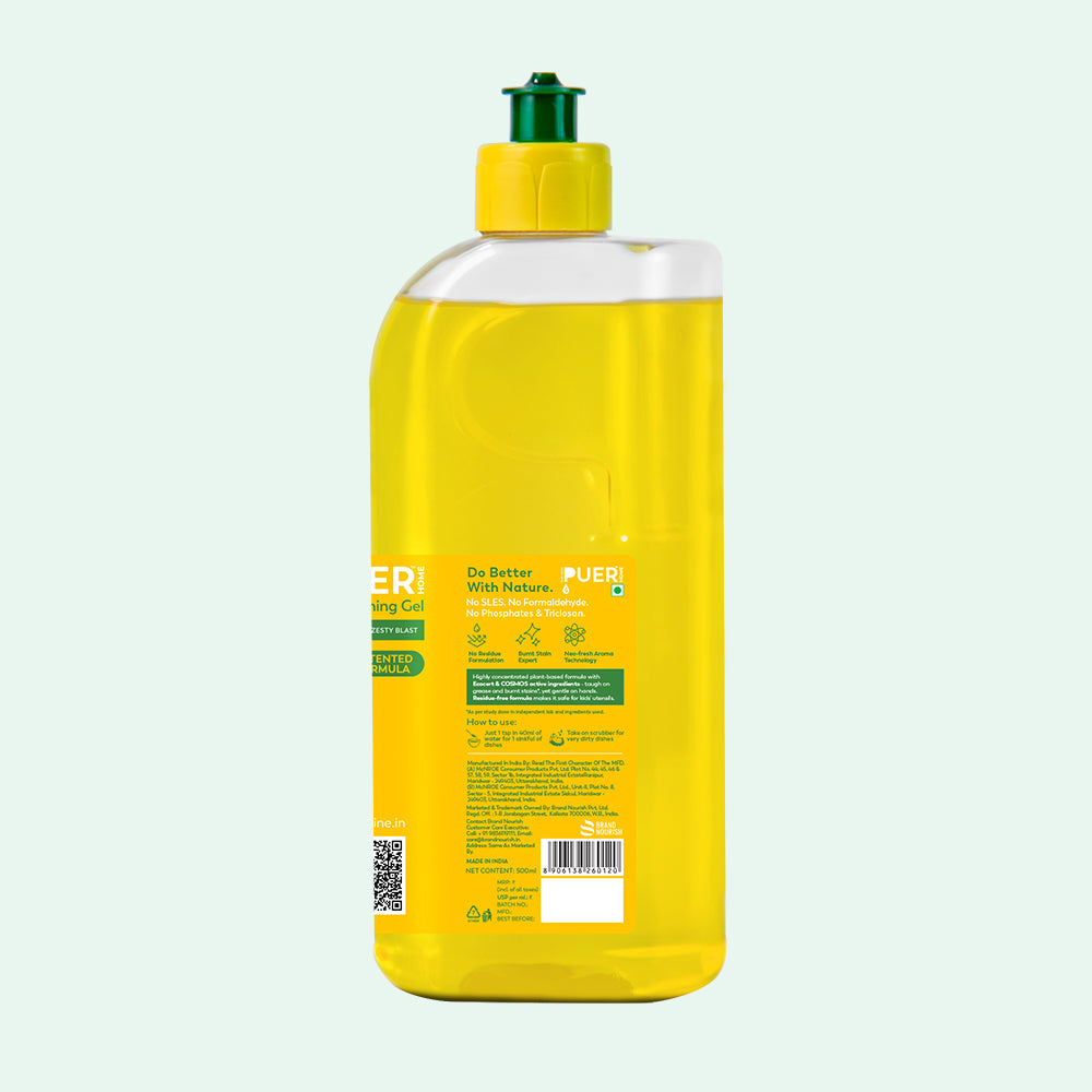 Dishwashing Gel 500 ML #size_500 ML_fragrances_Zesty Blast
